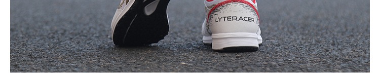 2019 mới ASICS LYTERACER yasehi nam và nữ giày đua nhẹ 1011A173-100 - Giày chạy bộ giày thể thao nữ