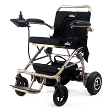 Weizhiqun electric wheelchair for the elderly and the disabled lightweight foldable lithium battery four-wheeled travel 1023-26