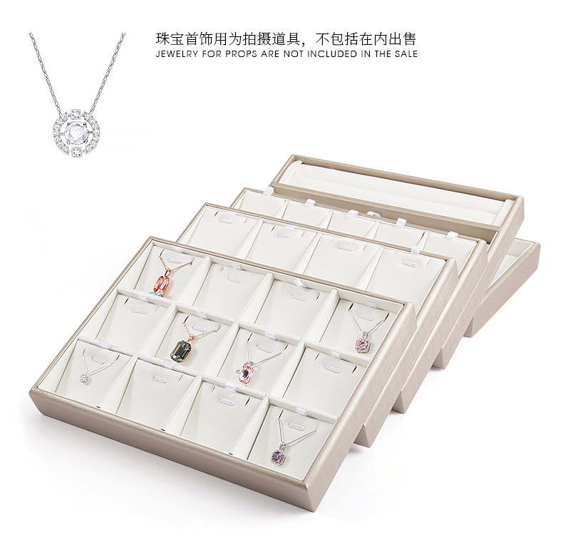 Trang sức đạo cụ nhẫn bông tai vòng cổ hiển thị chăm sóc mặt dây chuyền bông tai vòng đeo tay đạo cụ khay nhìn pallet hàng hóa - Vòng đeo tay Cuff vòng đá