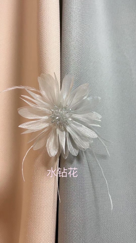 Transparent Lace Flower Brooch Pin Curtain Decoration Accessories Embellishment Chrysanthemum Handmade DIY Accessories Korean Style Transparent Lace Flower Brooch Pin Curtain Decoration Accessories Embellishment Chrysanthemum Handmade DIY Accessories Korean Style