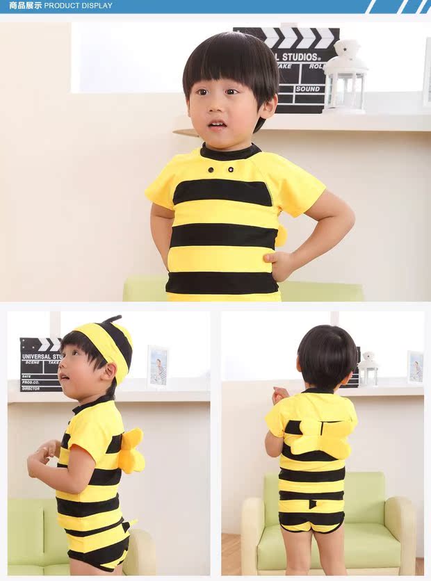 Đồ bơi cho trẻ em Đồ bơi cho bé trai Bộ đồ bé trai Big Bee Spa đồ bơi cho bé 1-3-5-7 tuổi bộ đồ bơi cho bé gái