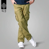 Мужские дорожные штаны, свободный прямой крой, большой размер