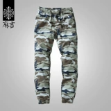 Мужские камуфляжные штаны для отдыха, свободный крой