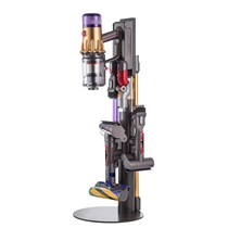 Application of Dyson dysmon vacuum cleaner V8 V10 V10 V12 V12 V12 free hanging rack containing shelf shelve bracket