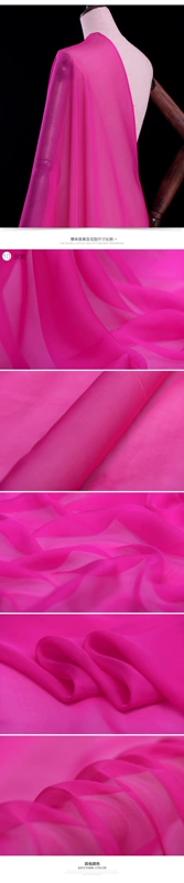 ● rắn con heo đất vàng mỏng lụa chiffon vải tằm vải lụa vải khăn sợi lụa váy - Vải vải tự làm vải họa tiết đẹp