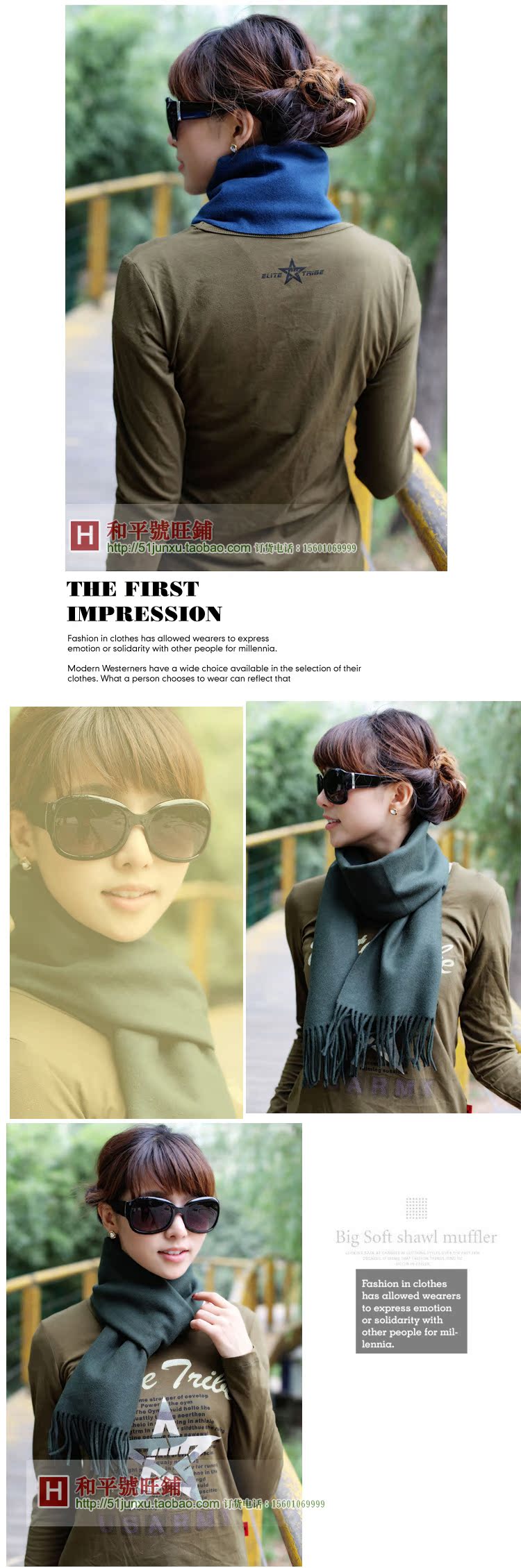 07 khăn quàng cổ cashmere nam len nguyên chất khăn quàng cổ mùa thu và mùa đông ấm áp dày khăn quân đội khăn trùm cổ đi phượt