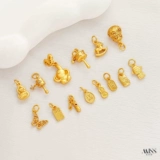 Колокольчик с бабочкой, подвеска, аксессуар с аксессуарами, 24 карат, DIY