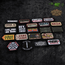 AK27 MSM tactical monkey Text Series tactical stickers military stickers