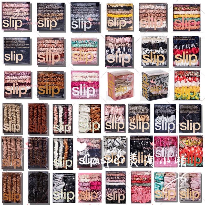 American Slip Silk Hair Ties 23 New Colors Limited Edition Rabbit Ears Large Small Medium Size American Slip Silk Hair Ties 23 New Colors Limited Edition Rabbit Ears Large Small Medium Size