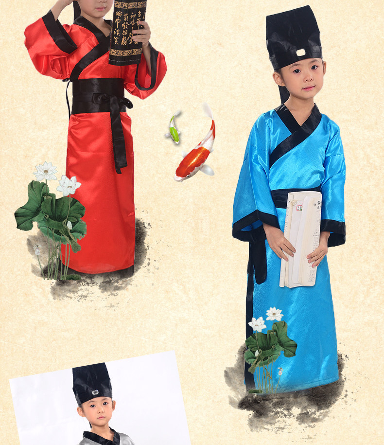 古代学童穿的衣服,古代书童打扮图片,古代儿童服饰_大山谷图库