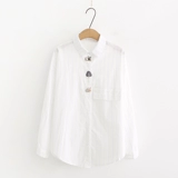 Летняя милая рубашка, для средней школы, 12-15 лет, подходит для подростков