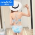 CORTUBO Nhật Bản và Hàn Quốc nữ áo tắm chia bikini tạp dề flamingo dừa bikini chia bikin - Bikinis