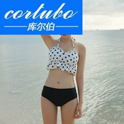 Áo tắm nữ gợi cảm của CORTUBO Thời trang mới gợi cảm với khung thép bikini tam giác áo tắm 16124 - Bikinis