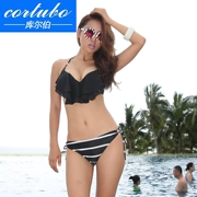 CORTUBO áo tắm nữ chia tam giác bikini ngực nhỏ tập hợp che bụng siêu gợi cảm áo tắm Hàn Quốc - Bikinis