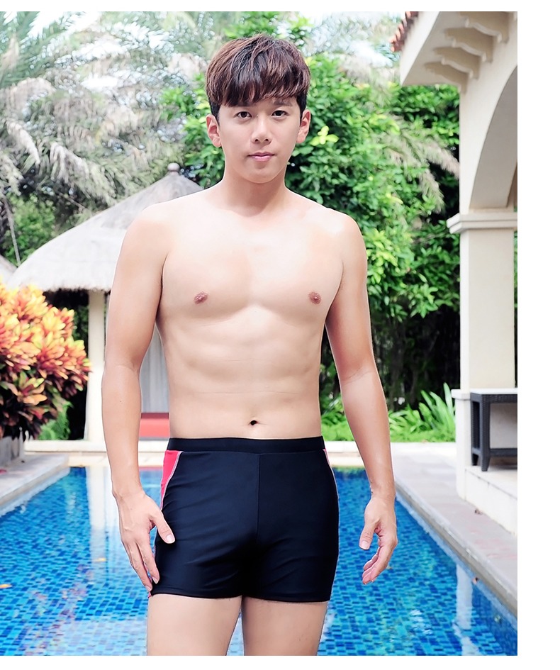 CORTUBO thời trang mới thoải mái bơi quần nam người lớn áo tắm kích thước lớn bó sát Hàn Quốc phẳng đoạn ngắn gợi cảm - Nam bơi đầm quần bơi dài nam