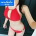 CORTUBO phiên bản tiếng Hàn mới của bộ bikini tam giác màu đơn giản gợi cảm - Bikinis