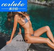 Đồ bơi đích thực CORTUBO mới đồ bơi thời trang châu Âu và Mỹ bikini bikini chia áo tắm bãi biển bơi - Bikinis