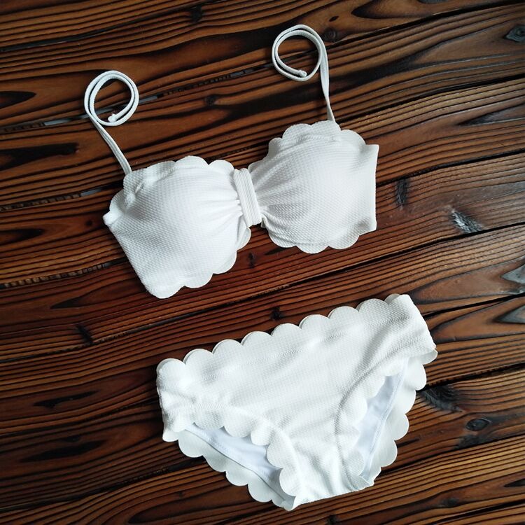 Áo tắm CORTUBO nấm chia ren bikini tai nhỏ ngực tập hợp áo tắm nữ nhiều màu gợi cảm - Bikinis áo tắm sexy
