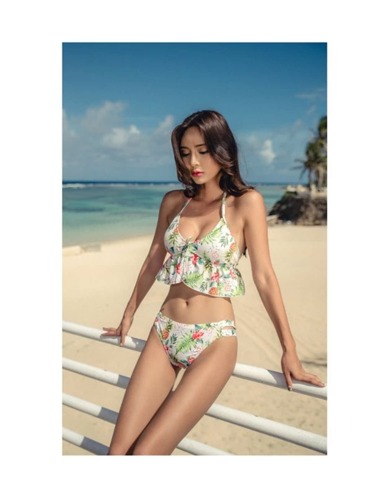 Đồ bơi nam CORTUBO đồ bơi nam quần bơi nam bikini bikini tam giác chia áo tắm - Vài đồ bơi 	đồ đi biển cặp đôi	