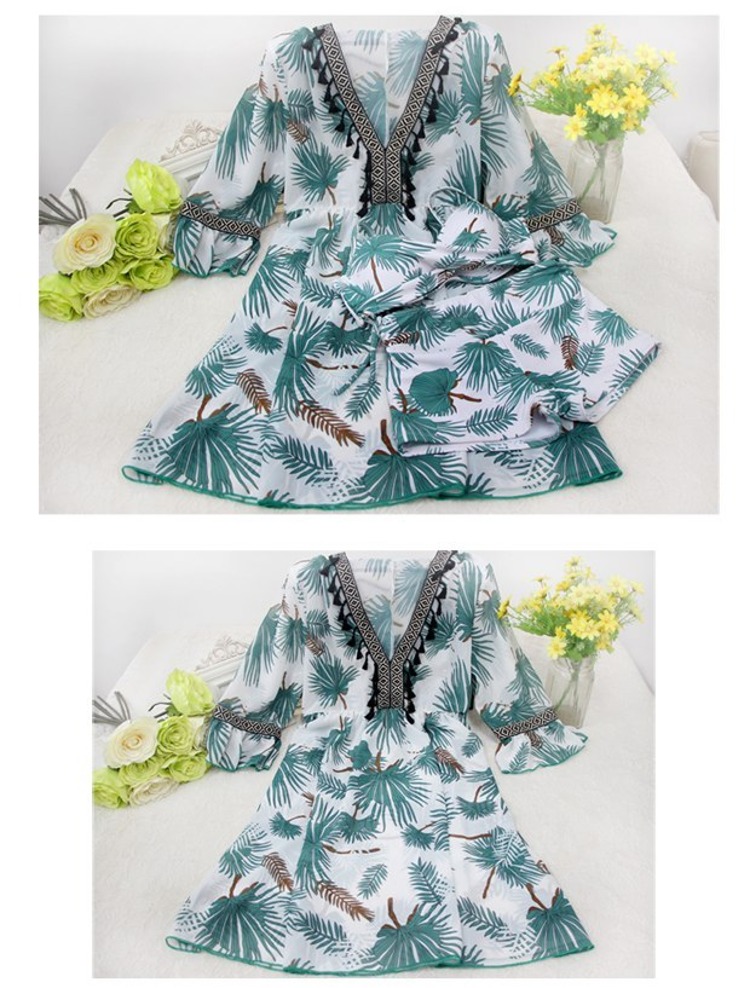 CORTUBO bikini counter mới ba mảnh béo che bụng áo tắm mỏng nữ nóng bỏng thương hiệu lớn, - Bikinis bộ bikini 3 món