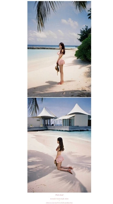 CORTUBO vì cuộc chạm trán - Hàn Quốc bikinir ngực nhỏ ngực lớn tấm thép tập hợp bikini ba mảnh mỏng - Bikinis