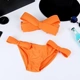 CORTUBO mới Hàn Quốc cô gái thuần khiết gợi cảm ngực lớn ngực nhỏ tụ tập bikini ba mảnh váy - Bikinis