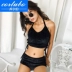 CORTUBO Bikini Tấm thép của phụ nữ Thu thập eo cao Bao phủ suối nước nóng Hàn Quốc Hương thơm nhỏ chia 3 - Bikinis áo tắm đẹp 2021 Bikinis