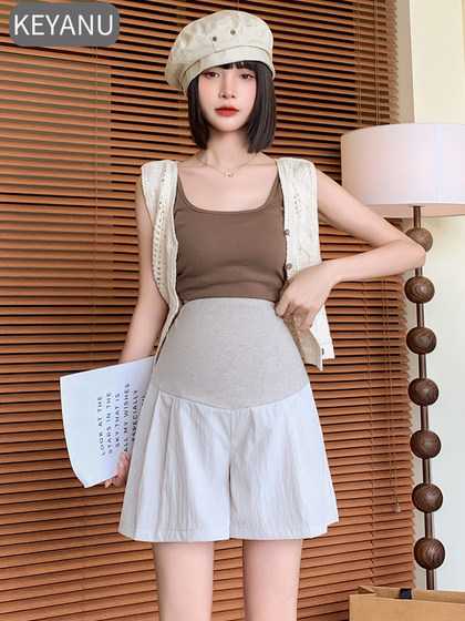 孕妇短裤夏季外穿薄款大码托腹孕期山本女打底孕妇装夏装孕妇裤子