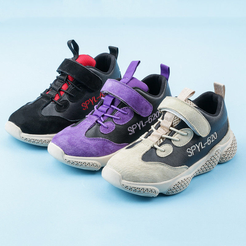 女童运动鞋2019春秋新款儿童ins超火男童鞋老