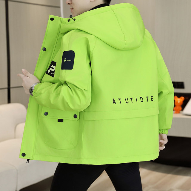 Velvet Jacket Men's Autumn and Winter Thickened Warm Hooded Jacket 2025 New Functional Style Handsome Work Jacket