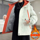 Winter new style velvet thickened hooded jacket men's handsome casual warm winter parka cotton jacket jacket