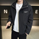 Men's Spring and Autumn Loose Hooded Jacket 2025 New American Style Trendy Brand Workwear Casual Top