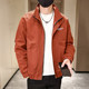 Men's Jacket Spring and Autumn 2025 New Trendy Brand Stand Collar Workwear Jacket Cool Casual Versatile Slim Fit Clothing