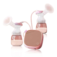 品牌粉色弧形造型康泰全自动电动吸奶器正品免手扶挤奶器图片品牌价格怎么样？