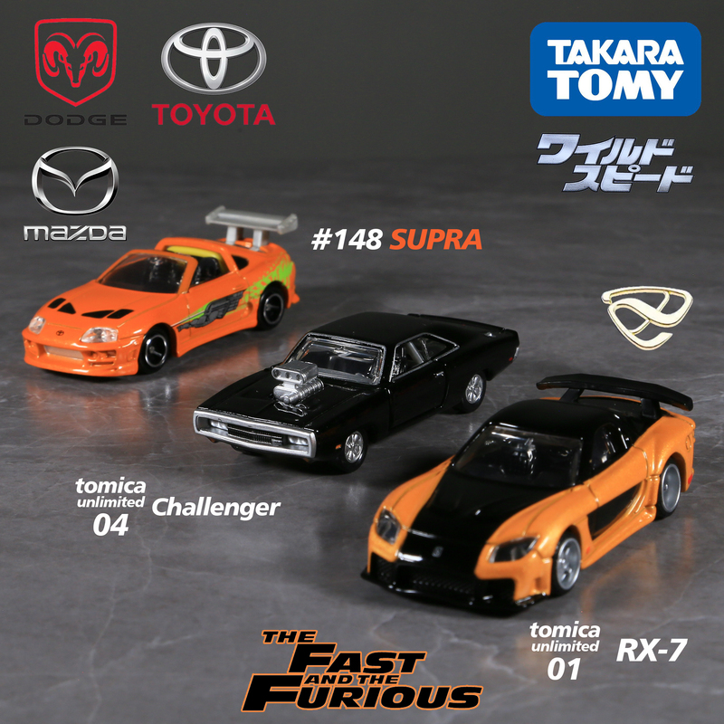 Authentic Tomy Tomica Fast and Furious Dominic Toretto's Dodge Challenger Alloy Car Model Gift for Men