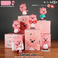 Подлинный лобби Bubble Mart Loopy Three Generation Airport Limited Blind Blind Zanmang Little Beaver Small Launch
