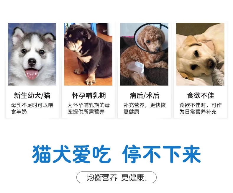 Pet đặc biệt sữa dê sữa chó con mèo dinh dưỡng nói chung chó con cho con bú bổ sung dinh dưỡng - Cat / Dog Health bổ sung