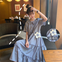 Summer dress 2021 new dress Junior High School High School students loose sweet long dress dress girl skirt