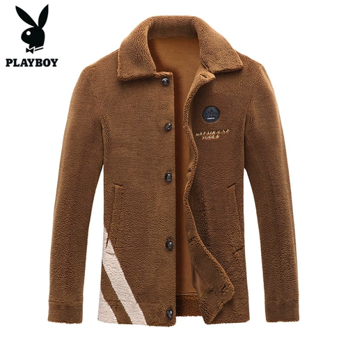 Playboy, зимнее модное шерстяное пальто для отдыха, городской стиль