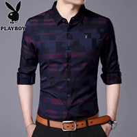Playboy, весенняя повседневная рубашка, в корейском стиле