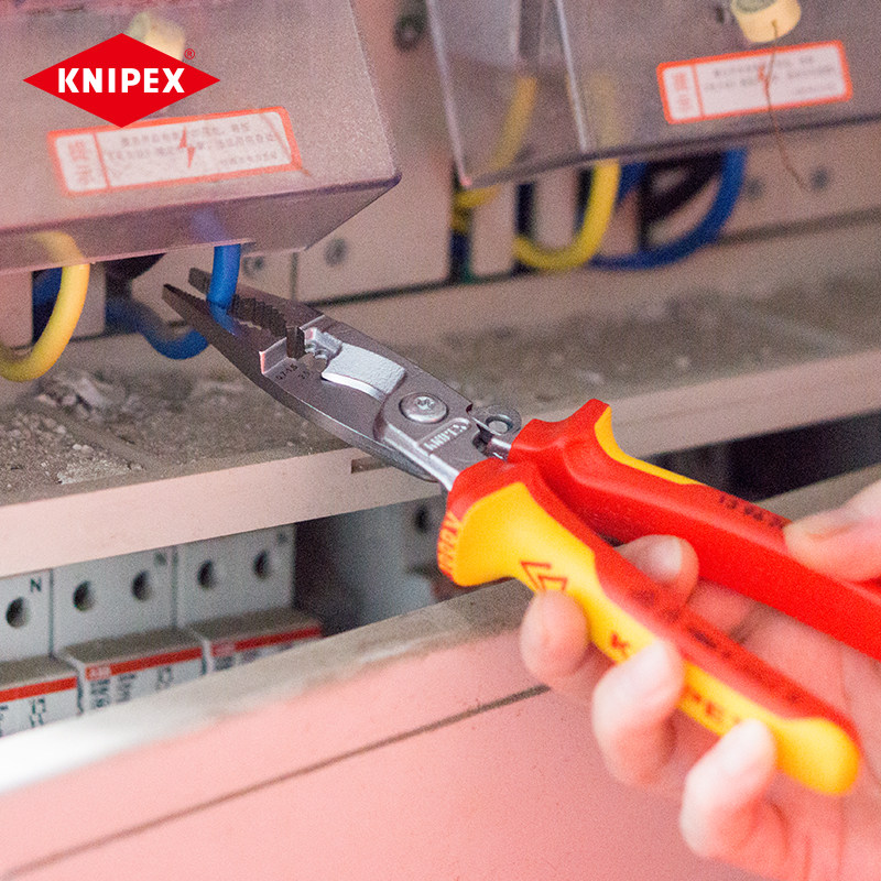 KNIPEX Kenipex Germany original imported insulated electrician pliers multifunctional pliers stripping pliers crimp clamps