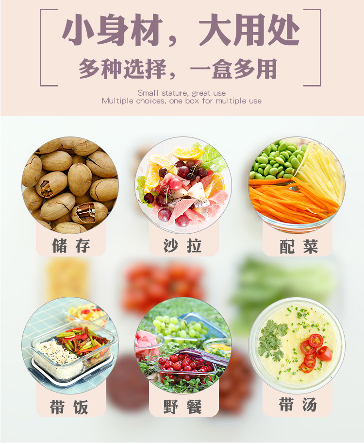 Chính hãng Tupperware Lò vi sóng Hộp cơm trưa 600ml 800ml Lò vi sóng Nước nóng wafer Bát Lò vi sóng Bát Bento Hộp - Hộp cơm điện sưởi ấm hộp cơm hâm nóng chefman