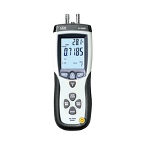 CEM Pyeongchang High-precision differential pressure measuring wind speed wind level Temperate Leather hosting can be connected to computer DT-8920
