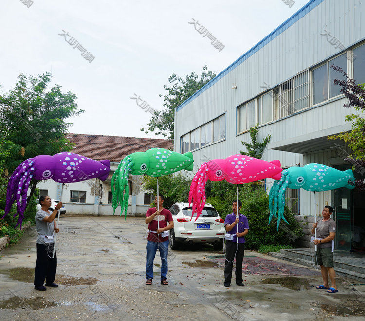 Inflatable marine animal inflatable model inflatable person wearing octopus octopus inflatable hanging octopus aquarium Mei-Chan decoration