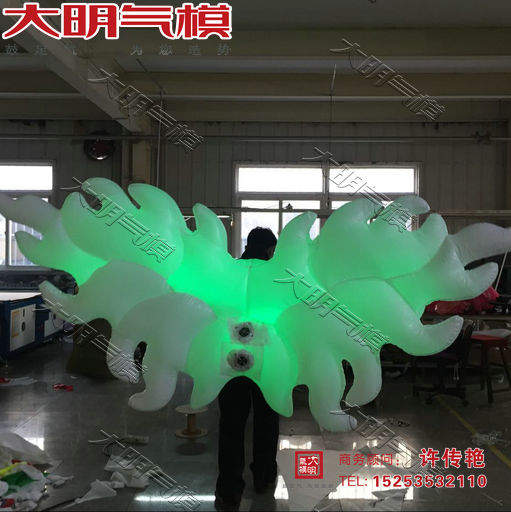 Promotional props stage performance inflatable wings inflatable tour props party makeup party supplies