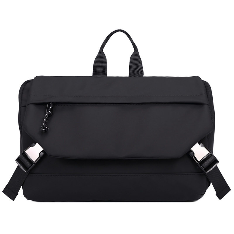 New Summer Functional Crossbody Bag for Men and Women, Trendy Brand Sports Men's Bag, Niche Design Women's Bag, Black Shoulder Bag