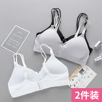 Underwear students high school female thin girls college students gather small bras no steel ring junior high school students bra