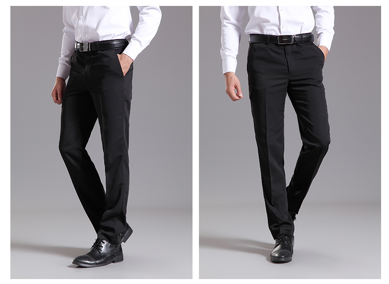 Shuo Sheng cổ điển chuyên nghiệp Slim bụi nam quần đen công sở nam Anh phiên bản Hàn Quốc của quần phù hợp quần dài quần tây nam công sở