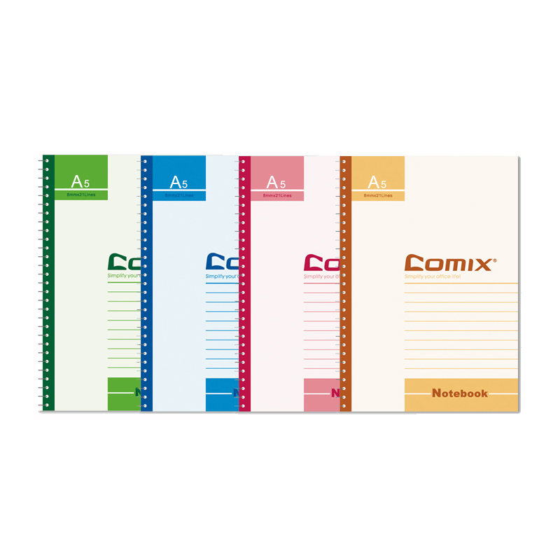 Qixin A5 thickened coil this article notebook Korean small fresh simple college student note book wholesale
