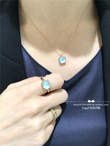 Japan Direct delivery Vendome Aoyama 18K Winter Forest Topaz Necklace Earrings ring